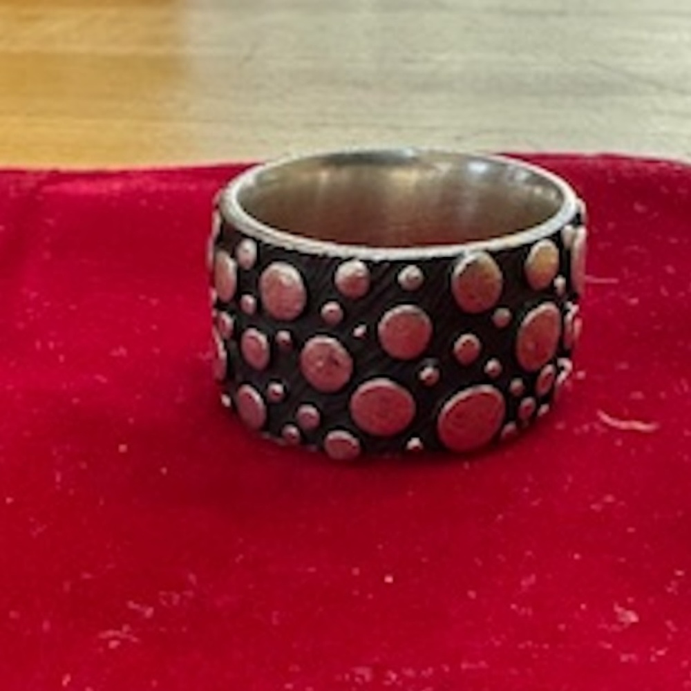 unique sterling silver stone ring - Picture 4 of 9